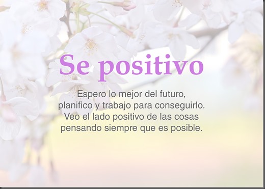  ACCIONES  Y ACTITUDES QUE PUEDO REALIZAR para ser positivo.