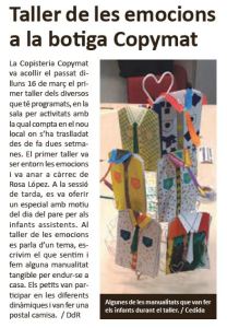 taller de les emocions_rosalopez
Notícies relacionades amb Rosa López, #PasionConTinta, #Comunicacio #Marketing #Literatura Premis literaris, tallerista del taller de les emocions