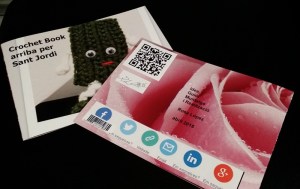 crocket_book en paper, el llibre de la història fictícia d'un llibre de ganxet. #comunicació #Marketing