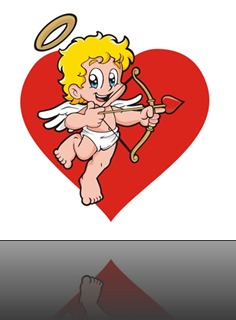 Nota de Amor, Texto y cupido  Post de Rosa López Declara tu amor. San Valentín 2017 #PasionConTinta #Comunicacio #Marketing #SanValentín #NotadAmor