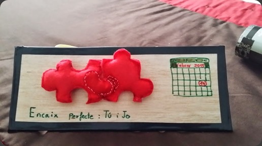 Postal San Valentín, Encaix perfecte: Tu i jo. Do it Yourself, Hazlo tu misma. La llave de mi corazón Post de Rosa López #PasionConTinta, #Comunicacio #Marketing #Literatura