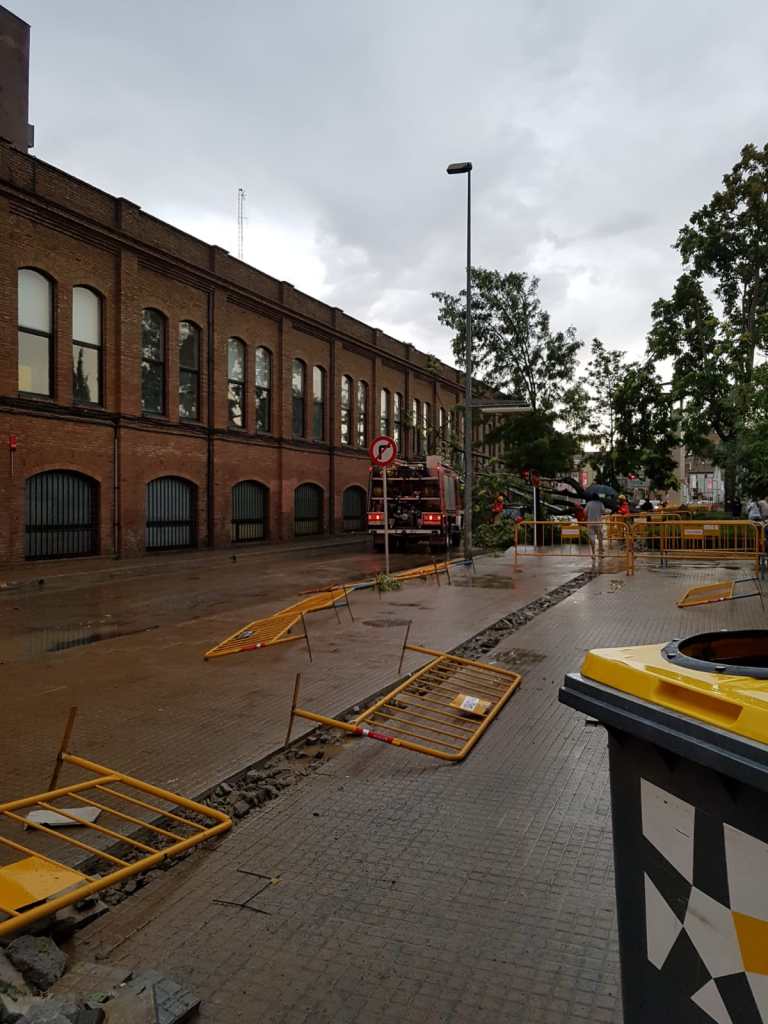 Arbre caigut colapsa la via pública a Rubí 3 #PasionConTinta #Comunicacio