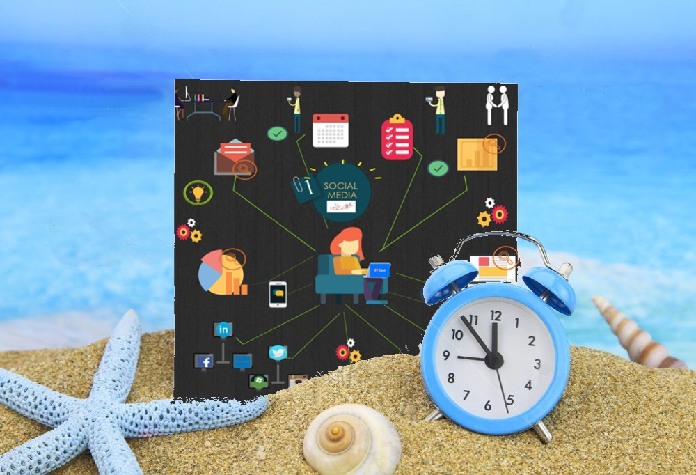 Cartell inici de les vacances d'estiu. Bones Vacances #PasionConTinta #Comunicacio