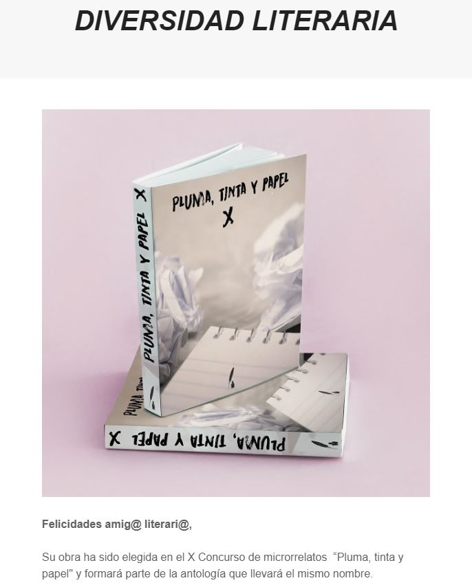 Pluma, tinta y papel Notícies relacionades amb Rosa López, #PasionConTinta, #Comunicacio #Marketing #Literatura Premis literaris, tallerista
Concurso Diversidad Literaria Fortaleza y empoderamiento