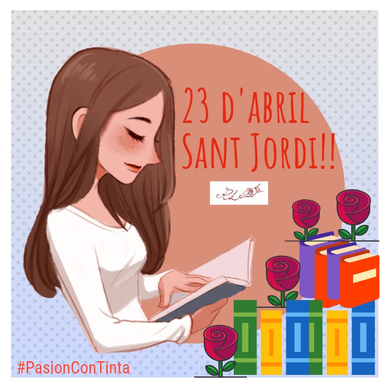 Cartell Sant Jordi Rosa López #PasionConTinta #Comunicacio