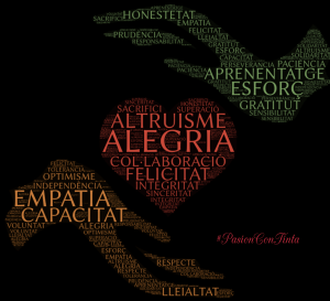 Infografia L'essència de #PasionConTinta , Missió - Visió:, Valors