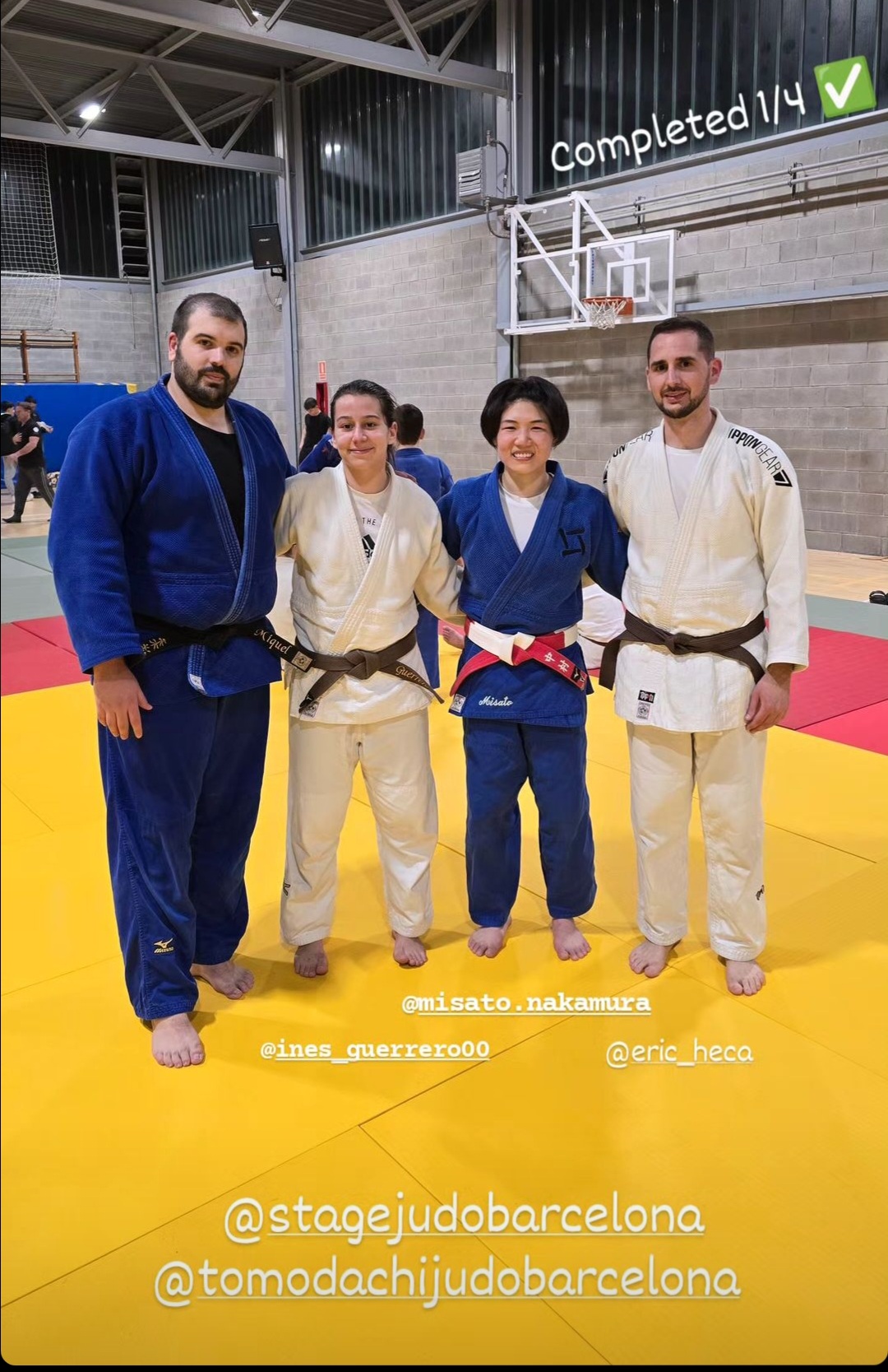 Miquel Luque, Stage judo Castlelldefels amb Misasto Nakamura  Rosa López #PasionConTinta #Comunicacio #Marketing 2024