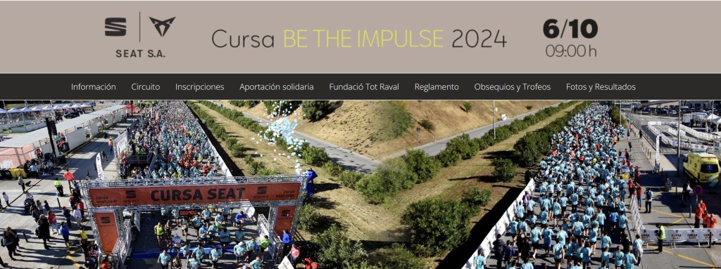 Cursa SEAT BE THE IMPULSE Rosa Lopez #PasionConTinta Més informació a la web de SEAT