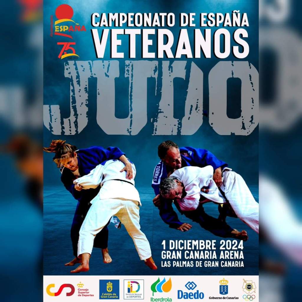 Miquel Luque campeonato de España Judo Veteranos 2024 Cartell federatiu 2024