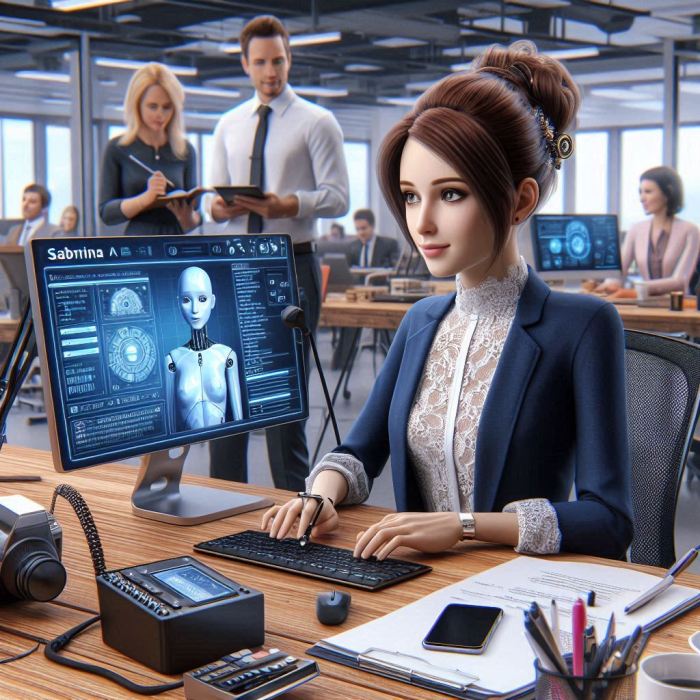 Portada del post Sabrina, la revolució de la IA a l'oficina. Rosa López #PasionConTinta