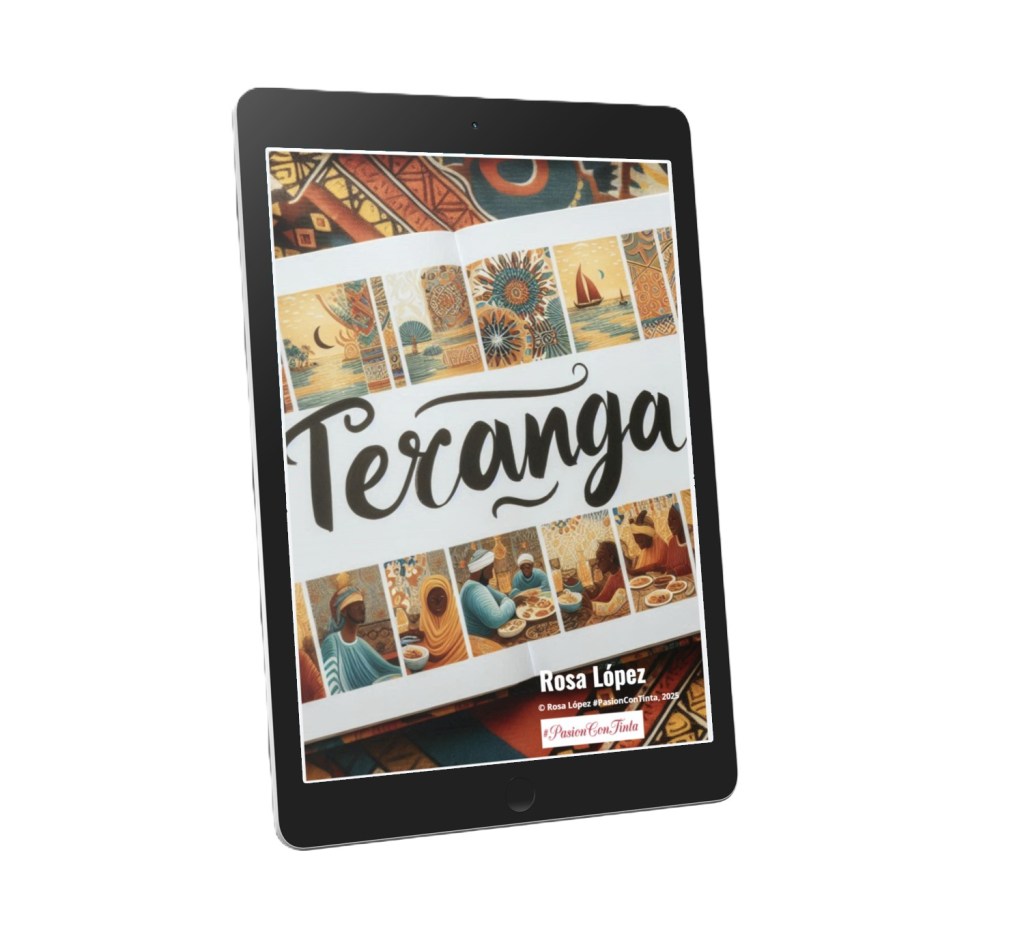 Diada de Sant Jordi Rosa López #PasionConTinta #Comunicacio #Teranga 2025