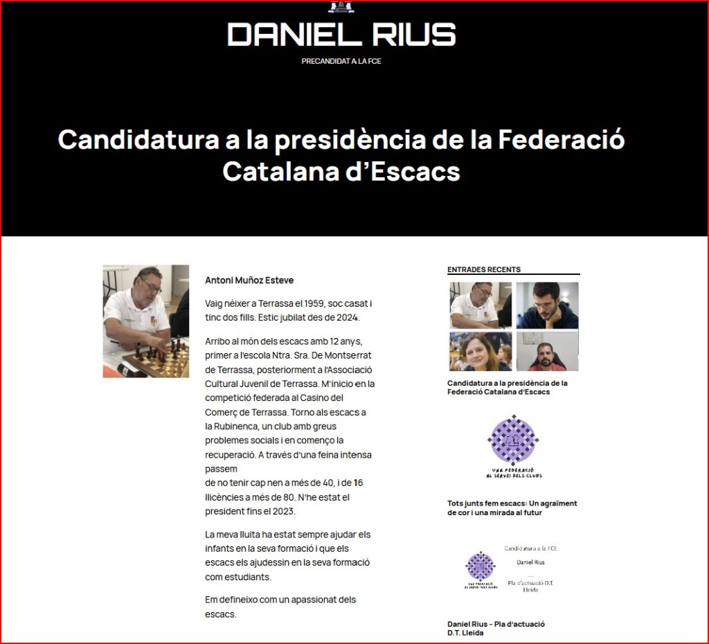 Tots junts fem escacs #ToniMuñoz #PasionConTinta 2025