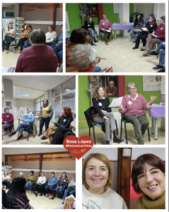 Participants del Club de Lectura Sala Neus Català en la primera trobada comunitària – gener 2026